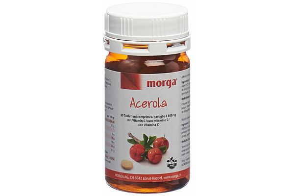 Morga Acerola Tabl 80 mg Vitamin C 80 Stk