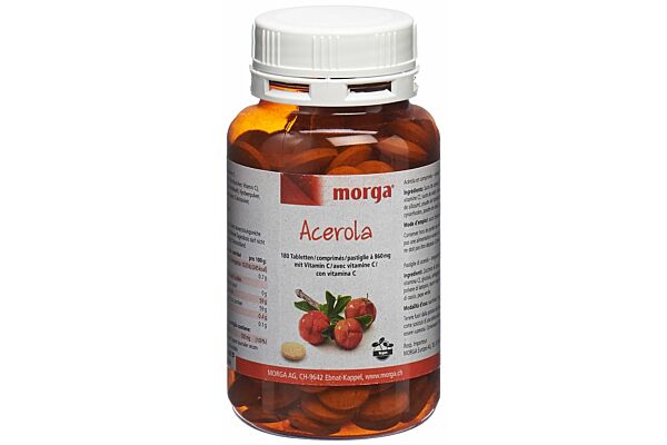 Morga Acerola Tabl 80 mg Vitamin C 180 Stk