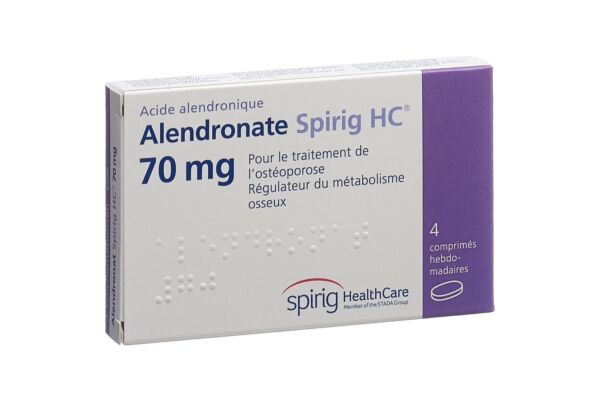 Alendronate Spirig HC cpr 70 mg 4 pce