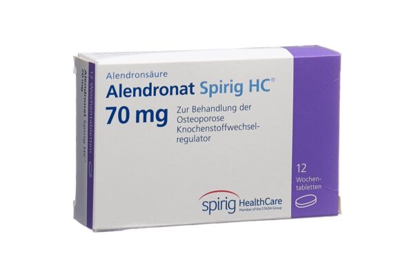 Alendronate Spirig HC cpr 70 mg 12 pce