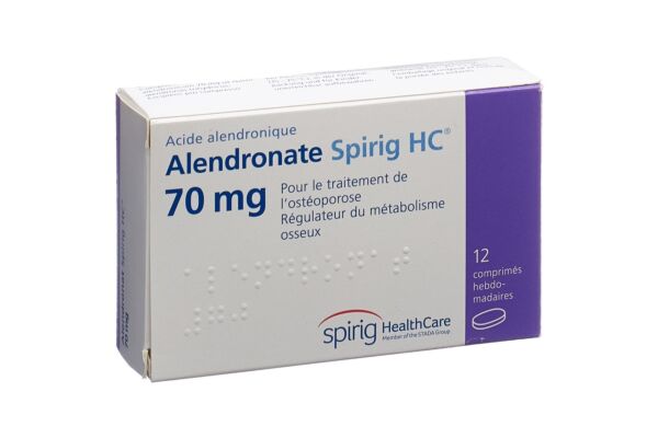 Alendronate Spirig HC cpr 70 mg 12 pce