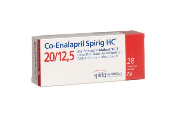 Co-Enalapril Spirig HC Tabl 20/12.5 mg 28 Stk