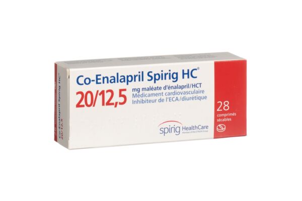 Co-Enalapril Spirig HC Tabl 20/12.5 mg 28 Stk