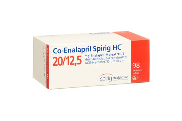 Co-Enalapril Spirig HC cpr 20/12.5 mg 98 pce