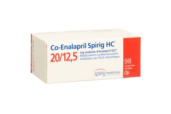 Co-Enalapril Spirig HC Tabl 20/12.5 mg 98 Stk