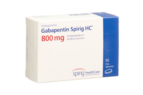 Gabapentin Spirig HC Filmtabl 800 mg 50 Stk