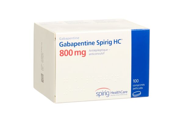 Gabapentin Spirig HC Filmtabl 800 mg 100 Stk