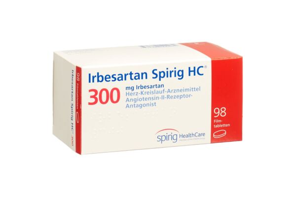 Irbésartan Spirig HC cpr pell 300 mg 98 pce