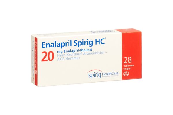 Enalapril Spirig HC cpr 20 mg 28 pce