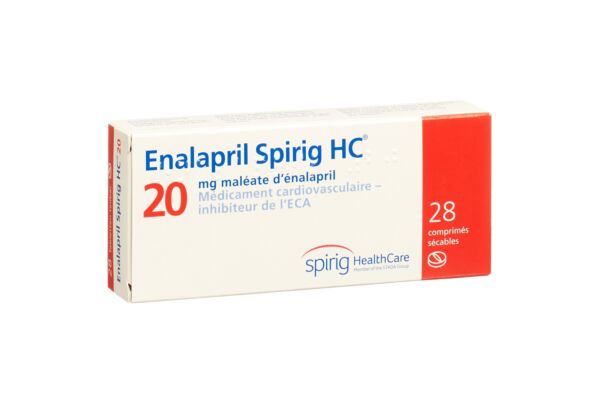 Enalapril Spirig HC cpr 20 mg 28 pce