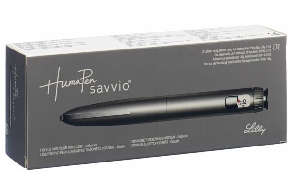 HumaPen Savvio stylo d'injection d'insuline anthracite