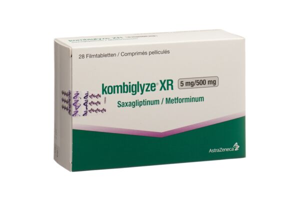 Kombiglyze XR Ret Filmtabl 5 mg/500 mg 28 Stk