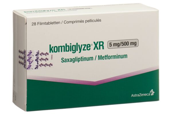 Kombiglyze XR cpr pell ret 5 mg/500 mg 98 pce