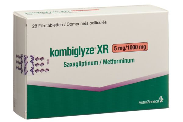 Kombiglyze XR cpr pell ret 5 mg/1000 mg 98 pce