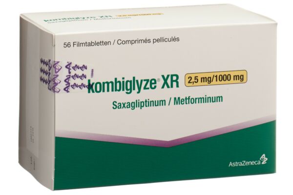 Kombiglyze XR cpr pell ret 2.5 mg/1000 mg 196 pce