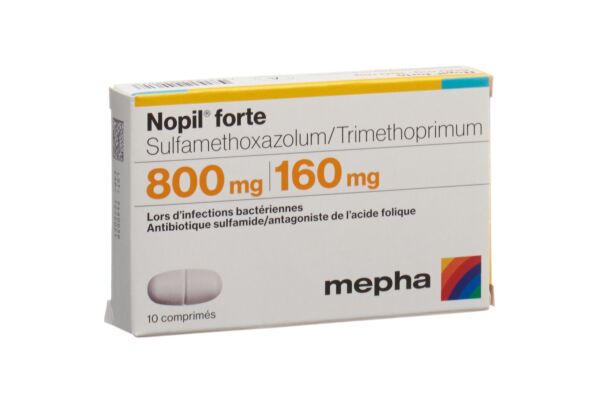 Nopil forte cpr 800/160mg 10 pce