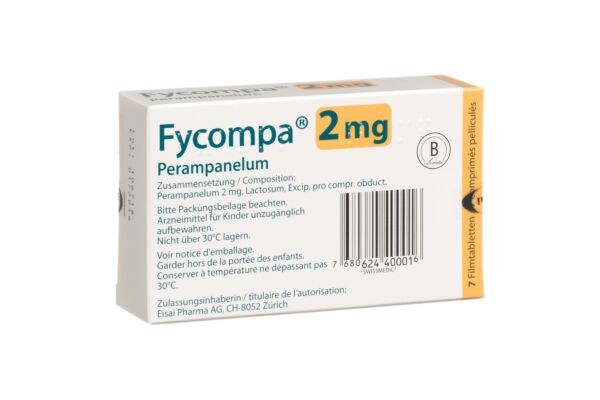 Fycompa cpr pell 2 mg 7 pce