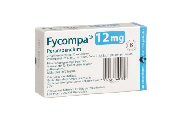Fycompa cpr pell 12 mg 28 pce