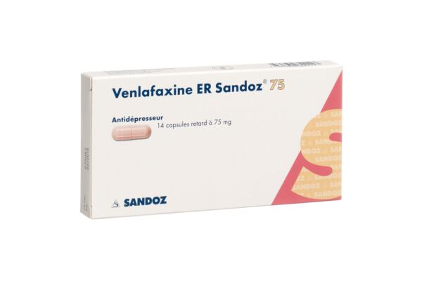 Venlafaxin ER Sandoz Ret Kaps 75 mg 14 Stk