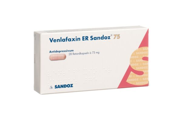 Venlafaxine ER Sandoz caps ret 75 mg 28 pce