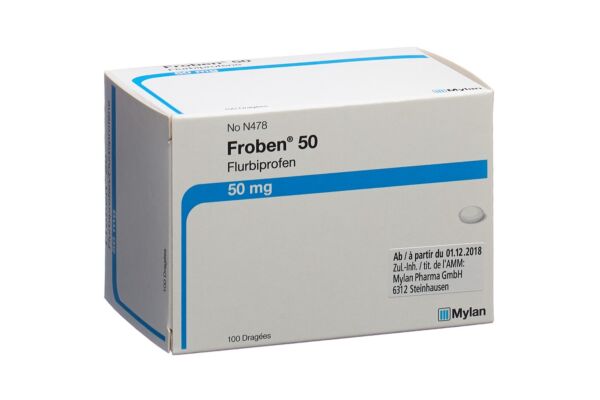 Froben drag 50 mg 100 pce