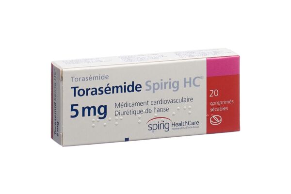 Torasémide Spirig HC cpr 5 mg 20 pce