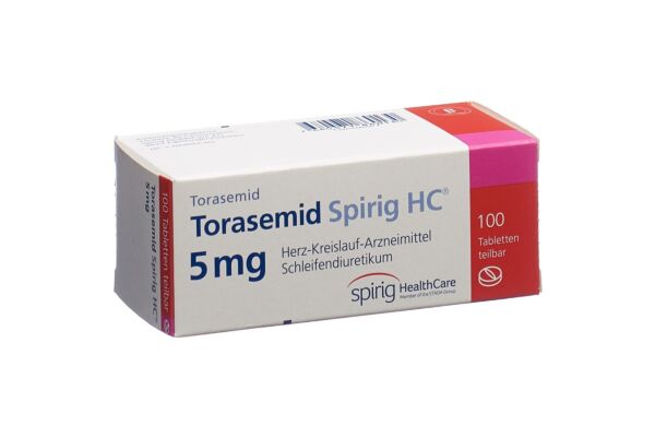 Torasémide Spirig HC cpr 5 mg 100 pce