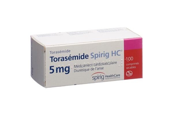 Torasémide Spirig HC cpr 5 mg 100 pce