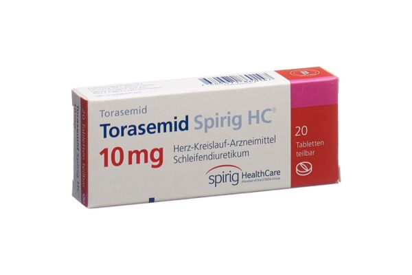 Torasemid Spirig HC Tabl 10 mg 20 Stk