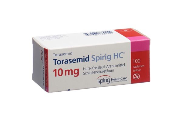 Torasémide Spirig HC cpr 10 mg 100 pce