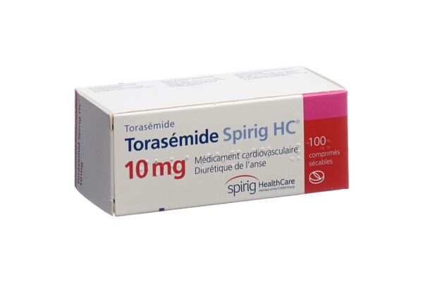 Torasémide Spirig HC cpr 10 mg 100 pce