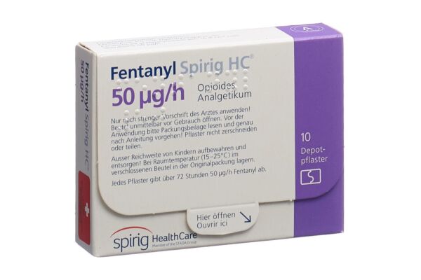 Fentanyl Spirig HC 50 mcg/h dispositif transdermique 10 pce