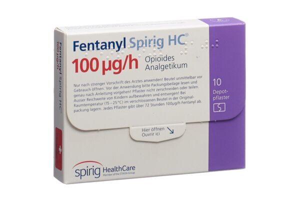Fentanyl Spirig HC 100 mcg/h dispositif transdermique 10 pce
