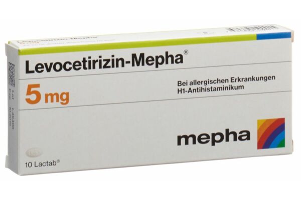 Levocetirizin-Mepha Lactab 5 mg 10 Stk