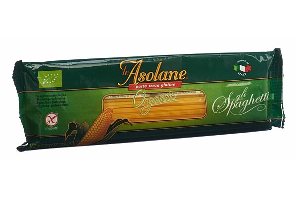 Le Asolane spaghetti pâtes de mais sans gluten 250 g