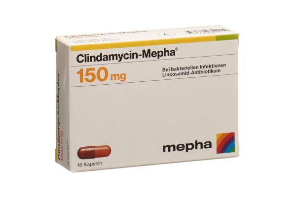 Clindamycin-Mepha caps 150 mg 16 pce