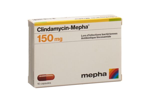 Clindamycin-Mepha Kaps 150 mg 16 Stk