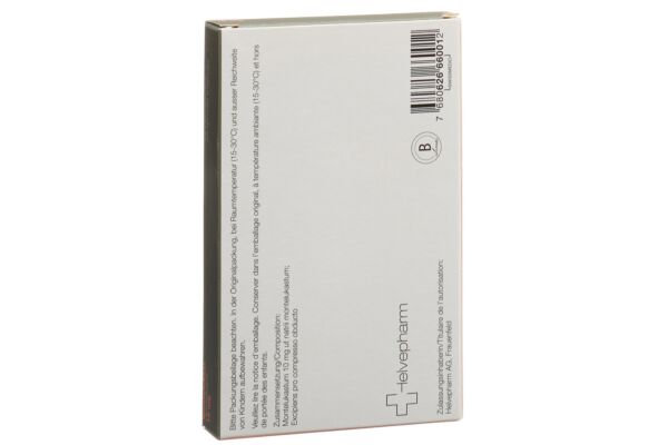 Montelukast Helvepharm Filmtabl 10 mg 28 Stk