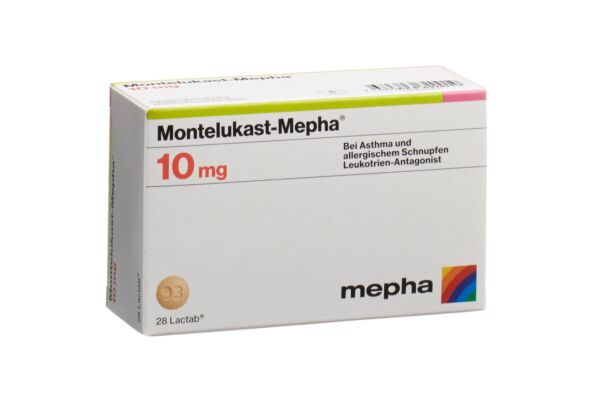 Montelukast-Mepha Lactab 10 mg 28 Stk