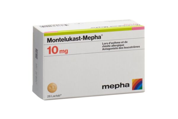 Montélukast-Mepha Lactab 10 mg 28 pce