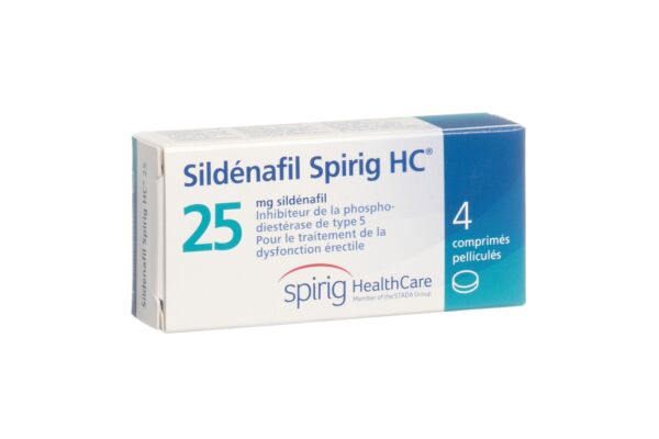 Sildenafil Spirig HC Filmtabl 25 mg 4 Stk