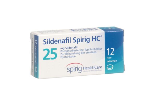Sildenafil Spirig HC Filmtabl 25 mg 12 Stk