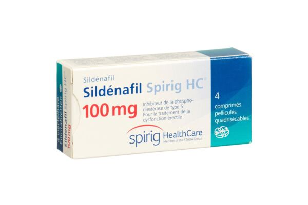 Sildenafil Spirig HC Filmtabl 100 mg 4 Stk