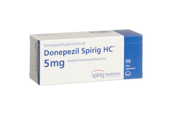 Donépézil Spirig HC cpr pell 5 mg 98 pce