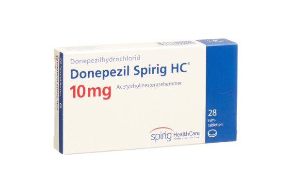 Donépézil Spirig HC cpr pell 10 mg 28 pce