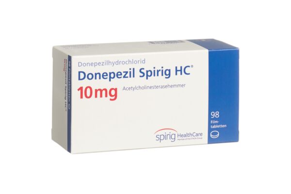 Donépézil Spirig HC cpr pell 10 mg 98 pce