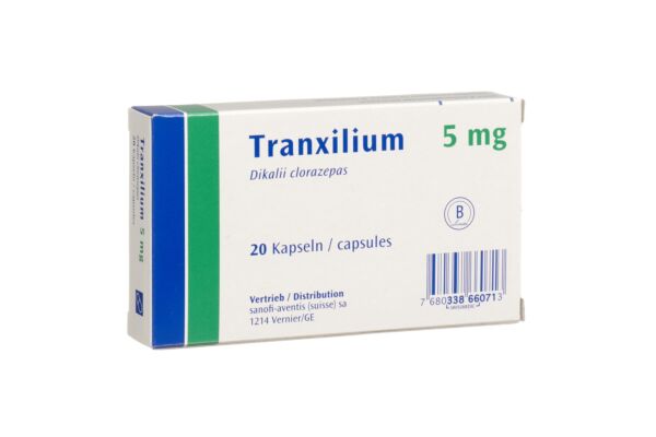 Tranxilium Kaps 5 mg 20 Stk