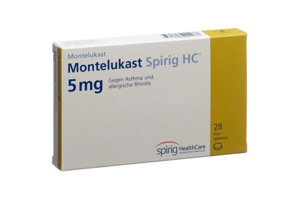 Montelukast Spirig HC Kautabl 5 mg 28 Stk