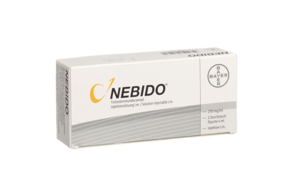 Nebido sol inj 1000 mg/4ml flac 4 ml