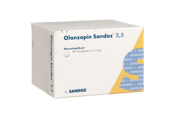 Olanzapine Sandoz cpr pell 2.5 mg 98 pce